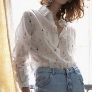 Anthropologie Acote Skate Park Button Down